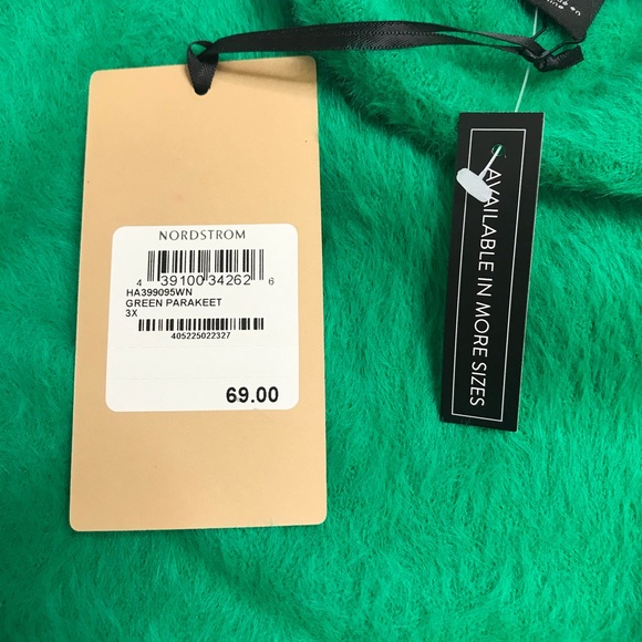 NWT Halogen sweater fuzzy plus size 2X 3X - Picture 6 of 6